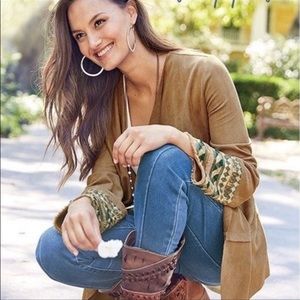 SOFT SURROUNDINGS Denim Stirrup Jeans Size Small